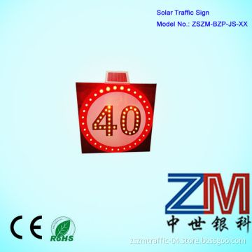 Aluminum Alloy LED Traffic Sign / Road Sign / Solar Traffic Safety
